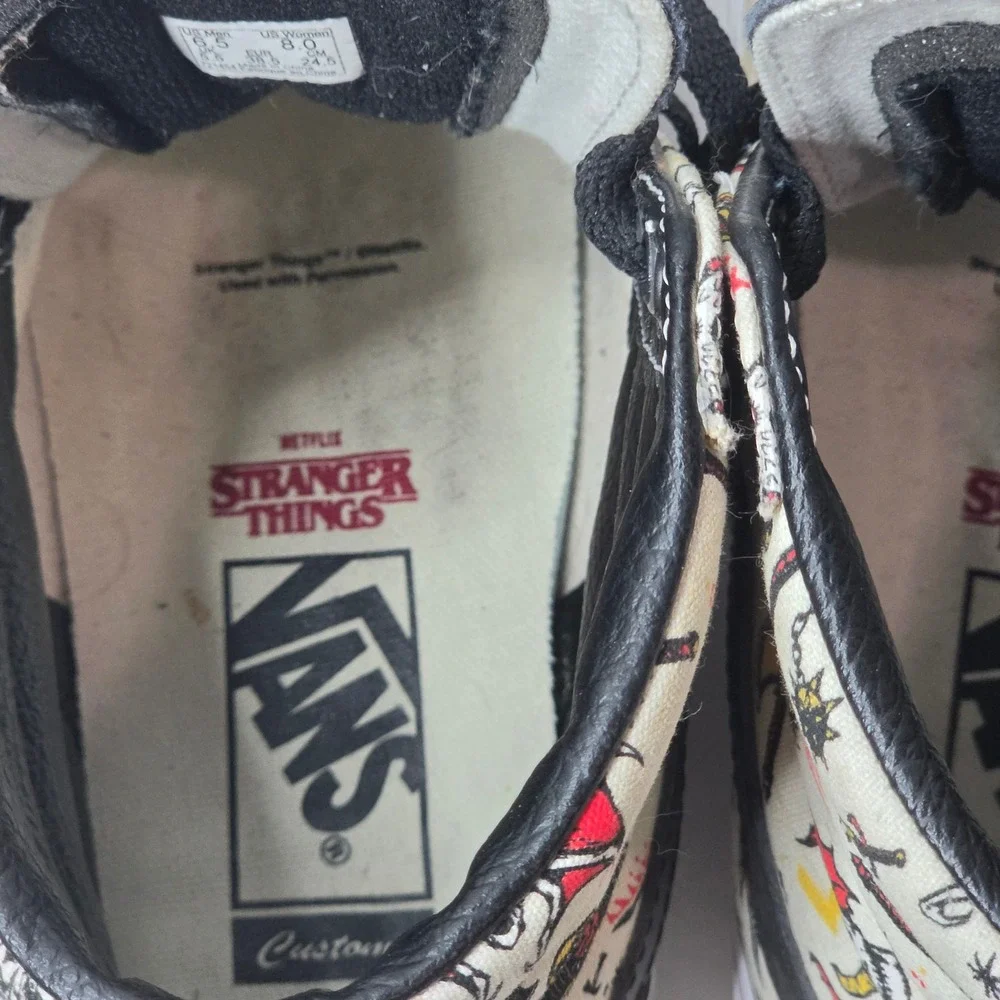 Vans Sk8-Hi Stranger Things Hellfire Club Shoes Mens 6.5 Womens 8 VN0A2XSBY09